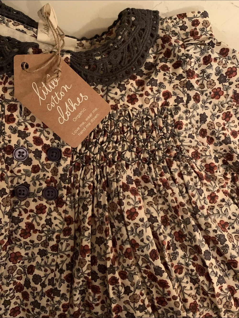 Organic Cotton Little Cotton Clothes Etta Dress NWT